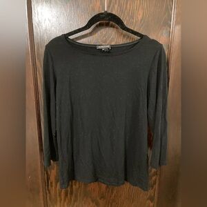 Eileen Fisher Stretch Jersey Knit Crew Neck Top, Petite